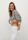 Mango - white Crop flared jeans Mango - white Crop flared jeans