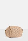 Missguided - Beige Quilted Camera Bag Missguided - Beige Quilted Camera Bag
