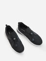 Reserved - Girls' Sneakers with Glitter Details - Black Reserved - Girls' Sneakers with Glitter Details - Black
