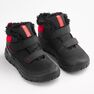 QUECHUA - EU 30 KIDS' WARM & WATERPROOF RIP-TAB HIKING BOOTS SIZE 7-13 - SH100 WARM, Black QUECHUA - EU 30 KIDS' WARM & WATERPROOF RIP-TAB HIKING BOOTS SIZE 7-13 - SH100 WARM, Black
