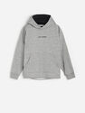 Reserved - Light Grey Melange Hoodie, Kids Boy Reserved - Light Grey Melange Hoodie, Kids Boy