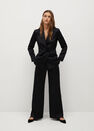 Mango - black Satin suit blazer Mango - black Satin suit blazer