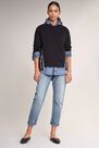Salsa Jeans - Black Salsa branded sweatshirt with side strips Salsa Jeans - Black Salsa branded sweatshirt with side strips