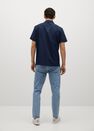 Mango - navy Regular-fit lyocell cotton shirt Mango - navy Regular-fit lyocell cotton shirt