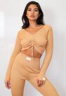 Missguided - Camel Co Ord Knitted Lounge Joggers Missguided - Camel Co Ord Knitted Lounge Joggers