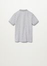 Mango - medium grey Organic cotton printed polo shirt Mango - medium grey Organic cotton printed polo shirt