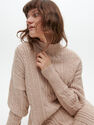 Reserved - Ladies’ Oversize Knit Dress - Beige Reserved - Ladies’ Oversize Knit Dress - Beige