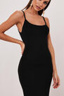 Missguided - Black Basic Cami Bodycon Midi Dress Missguided - Black Basic Cami Bodycon Midi Dress