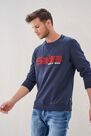 Salsa Jeans - Blue Regular Fit Sweatshirt With Branding Salsa Salsa Jeans - Blue Regular Fit Sweatshirt With Branding Salsa