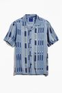 Urban Outfitters - Blue Without Walls Printed Short Sleeve Shirt Urban Outfitters - Blue Without Walls Printed Short Sleeve Shirt