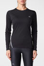 KALENJI - Run sun protect Women's jogging long-sleeved t-shirt - black, S KALENJI - Run sun protect Women's jogging long-sleeved t-shirt - black, S