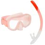 SUBEA - Small Kidsأ¢â‚¬â„¢ Mask and Snorkel snorkelling Kit SNK 520 neon, Fluo Pale Peach SUBEA - Small Kidsأ¢â‚¬â„¢ Mask and Snorkel snorkelling Kit SNK 520 neon, Fluo Pale Peach
