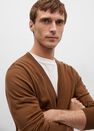 Mango - brown 100% merino wool washable sweater Mango - brown 100% merino wool washable sweater