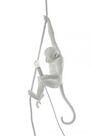 Seletti - Monkey Lamp Hanging With Rope White Indoor Seletti - Monkey Lamp Hanging With Rope White Indoor