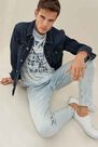 Salsa Jeans - White Cotton t-shirt with print Salsa Jeans - White Cotton t-shirt with print
