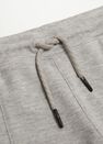 Mango - medium grey Organic cotton jogging Bermuda shorts Mango - medium grey Organic cotton jogging Bermuda shorts