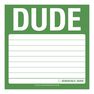 KNOCK KNOCK - Knock Knock Sticky Notes Dude KNOCK KNOCK - Knock Knock Sticky Notes Dude