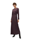 Mango - Dark Red Cut-Out Back Dress Mango - Dark Red Cut-Out Back Dress