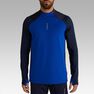 KIPSTA - Medium T500 Adult 1/2 Zip Football Training Sweatshirt - Carbon, Navy Blue KIPSTA - Medium T500 Adult 1/2 Zip Football Training Sweatshirt - Carbon, Navy Blue