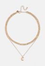 Missguided - Gold Look Gothic Initial C Pendant Necklace, Women Missguided - Gold Look Gothic Initial C Pendant Necklace, Women