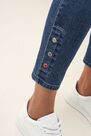 Salsa Jeans - Blue Push Up Wonder capri jeans with colour studs Salsa Jeans - Blue Push Up Wonder capri jeans with colour studs