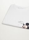 Mango - Natural White Mickey Mouse T-Shirt, Baby Boy Mango - Natural White Mickey Mouse T-Shirt, Baby Boy