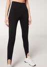 Calzedonia - BLACK Stirrup Leggings Calzedonia - BLACK Stirrup Leggings