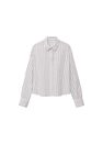 Mango - white Cropped cotton shirt Mango - white Cropped cotton shirt