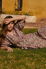 Mango - pink Flowers cotton dress Mango - pink Flowers cotton dress