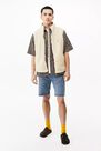Urban Outfitters - Creme UO Nomad Ecru Teddy Gilet, Men Urban Outfitters - Creme UO Nomad Ecru Teddy Gilet, Men