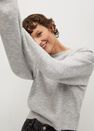 Mango - Medium Grey Pleated Knit Sweater Mango - Medium Grey Pleated Knit Sweater