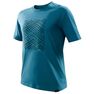 QUECHUA - XXL Techtil 100 Short-Sleeved Hiking T-Shirt - Mottled - Navy Blue QUECHUA - XXL Techtil 100 Short-Sleeved Hiking T-Shirt - Mottled - Navy Blue