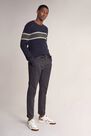 Salsa Jeans - Black Andy slim trousers with microprint Salsa Jeans - Black Andy slim trousers with microprint