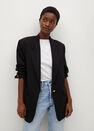 Mango - black Structured flowy suit jacket Mango - black Structured flowy suit jacket