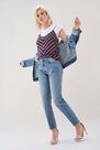 Salsa Jeans - Blue Top With Lace And Adjustable Straps Salsa Jeans - Blue Top With Lace And Adjustable Straps