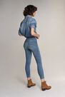 Salsa Jeans - Blue Secret glamour push in capri jeans in rinsed denim Salsa Jeans - Blue Secret glamour push in capri jeans in rinsed denim