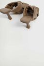 Mango - Pastel Brown Knot Heel Sandals Mango - Pastel Brown Knot Heel Sandals