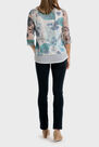 Punt Roma - Printed loose fitting mesh blouse Punt Roma - Printed loose fitting mesh blouse