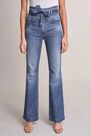 Salsa Jeans - Blue Push Up Wonder capri high-waisted jeans with belt Salsa Jeans - Blue Push Up Wonder capri high-waisted jeans with belt
