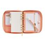KIKKI.K - kikki.K Leather Personal Zip Planner Medium Luxury Coral KIKKI.K - kikki.K Leather Personal Zip Planner Medium Luxury Coral