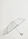 Mango - Navy Transparent Umbrella Mango - Navy Transparent Umbrella