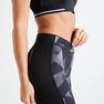 DOMYOS - W28 L31 120 Women's Fitness Cardio Training 7/8 Leggings, Grey DOMYOS - W28 L31 120 Women's Fitness Cardio Training 7/8 Leggings, Grey