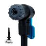 BTWIN - 100 Floor Pump - Black BTWIN - 100 Floor Pump - Black