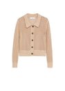 Mango - lt pastel brown Cotton crochet cardigan Mango - lt pastel brown Cotton crochet cardigan
