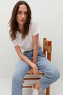 Mango - open blue Ankle-length straight-fit jeans, Women Mango - open blue Ankle-length straight-fit jeans, Women