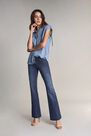Salsa Jeans - Blue Tunic shirt with drawstring Salsa Jeans - Blue Tunic shirt with drawstring