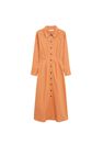 Mango - Lt-pastel orange Cotton shirt dress Mango - Lt-pastel orange Cotton shirt dress
