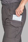 FORCLAZ - Men's mountain trekking zip-off trousers trek100 - dark grey, M FORCLAZ - Men's mountain trekking zip-off trousers trek100 - dark grey, M