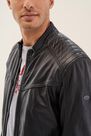 Salsa Jeans - Black Leather biker jacket Salsa Jeans - Black Leather biker jacket