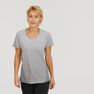 QUECHUA - Large MH500 Women's Short-sleeved Mountain Hiking T-Shirt, Mouse Grey QUECHUA - Large MH500 Women's Short-sleeved Mountain Hiking T-Shirt, Mouse Grey